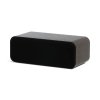 Q Acoustics 3090c centre speaker front angled view with grille Claro Walnut 1200x